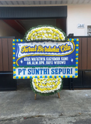 Papan Bunga Duka di Jampirejo